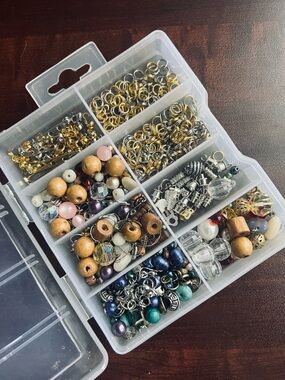 Jewelry making clasps and beads